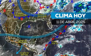 Clima CDMX 11 de Abril de 2025