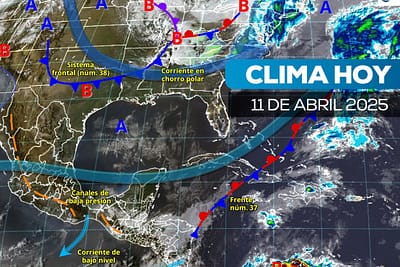 Clima CDMX 11 de Abril de 2025